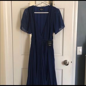 Royal blue dress